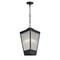 Maxim Lighting Triform 14'' LED Outdoor Pendant, Black/Antique Brass 30766CRBKAB - alternate 1